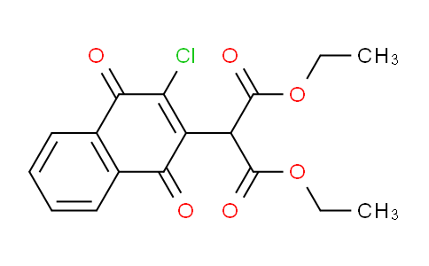 CAS No. 18093-48-6, Diethyl 2-(3-chloro-1,4-dioxo-1,4-dihydronaphthalen-2-yl)malonate