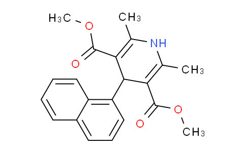 CAS No. 50672-60-1, Dimethyl 2,6-dimethyl-4-(naphthalen-1-yl)-1,4-dihydropyridine-3,5-dicarboxylate