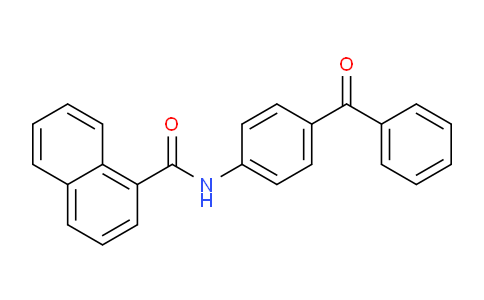 CAS No. 184696-93-3, N-(4-Benzoylphenyl)-1-naphthamide