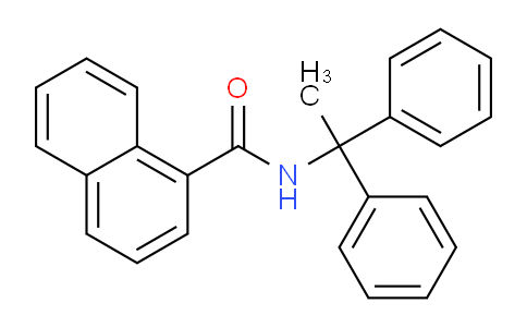 CAS No. 920300-12-5, N-(1,1-Diphenylethyl)-1-naphthamide