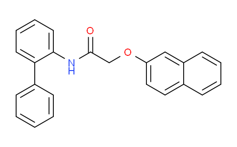 CAS No. 333341-36-9, N-([1,1'-Biphenyl]-2-yl)-2-(naphthalen-2-yloxy)acetamide