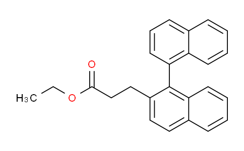 CAS No. 601470-07-9, Ethyl 3-([1,1'-binaphthalen]-2-yl)propanoate