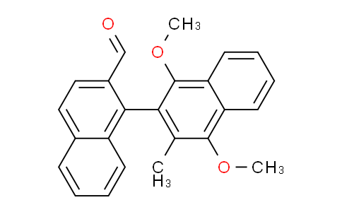 CAS No. 827347-01-3, 1',4'-Dimethoxy-3'-methyl-[1,2'-binaphthalene]-2-carbaldehyde
