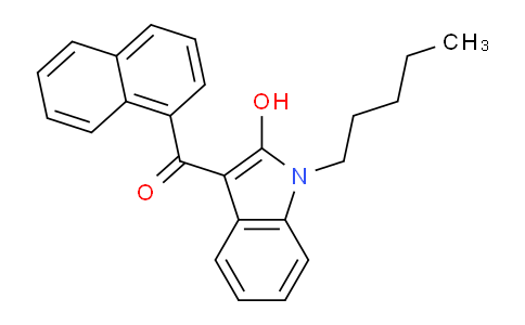 CAS No. 1427325-32-3, (2-Hydroxy-1-pentyl-1H-indol-3-yl)(naphthalen-1-yl)methanone