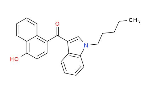 CAS No. 1393345-76-0, (4-Hydroxynaphthalen-1-yl)(1-pentyl-1H-indol-3-yl)methanone