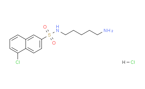 CAS No. 118896-95-0, N-(5-Aminopentyl)-5-chloronaphthalene-2-sulfonamide hydrochloride