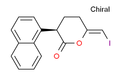CAS No. 138752-91-7, (R)-6-(Iodomethylene)-3-(naphthalen-1-yl)tetrahydro-2H-pyran-2-one