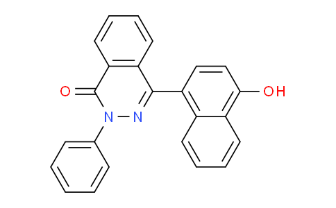 CAS No. 61613-43-2, 4-(4-Hydroxynaphthalen-1-yl)-2-phenylphthalazin-1(2H)-one