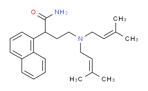 CAS No. 52279-00-2, 4-(Bis(3-methylbut-2-en-1-yl)amino)-2-(naphthalen-1-yl)butanamide