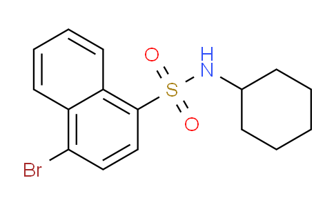 CAS No. 881288-45-5, 4-bromo-N-cyclohexylnaphthalene-1-sulfonamide