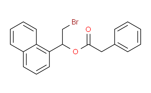 CAS No. 189164-96-3, 2-Bromo-1-(naphthalen-1-yl)ethyl 2-phenylacetate