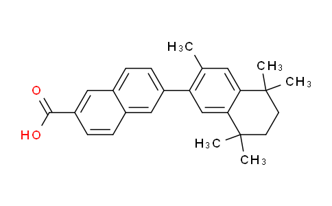 CAS No. 119999-08-5, 3',5',5',8',8'-Pentamethyl-5',6',7',8'-tetrahydro-[2,2'-binaphthalene]-6-carboxylic acid