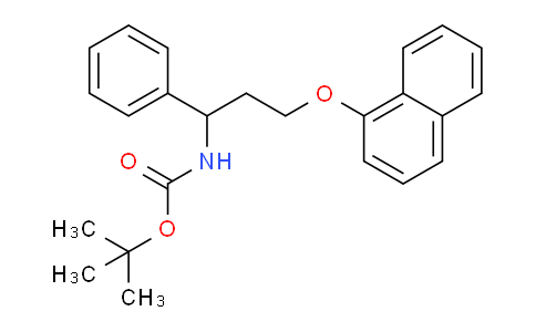 CAS No. 1404234-03-2, tert-Butyl (3-(naphthalen-1-yloxy)-1-phenylpropyl)carbamate