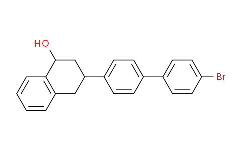 CAS No. 56181-82-9, 3-(4'-Bromo-[1,1'-biphenyl]-4-yl)-1,2,3,4-tetrahydronaphthalen-1-ol