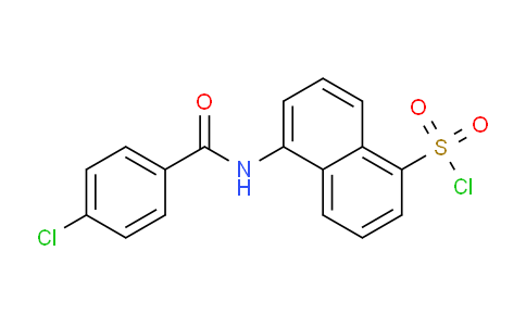 CAS No. 1048919-28-3, 5-(4-Chlorobenzamido)naphthalene-1-sulfonyl chloride