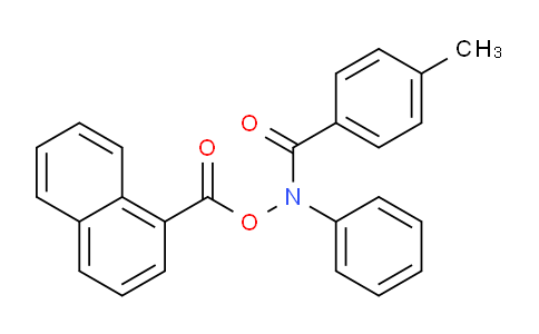 CAS No. 87503-50-2, N-((1-Naphthoyl)oxy)-4-methyl-N-phenylbenzamide