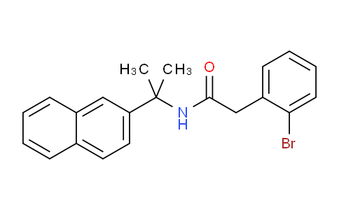 CAS No. 90299-07-3, 2-(2-Bromophenyl)-N-(2-(naphthalen-2-yl)propan-2-yl)acetamide