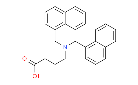 CAS No. 129041-16-3, 4-(Bis(naphthalen-1-ylmethyl)amino)butanoic acid