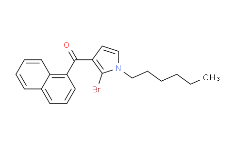 CAS No. 1346598-61-5, (2-Bromo-1-hexyl-1H-pyrrol-3-yl)(naphthalen-1-yl)methanone