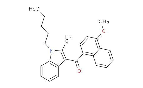 CAS No. 316189-74-9, (4-Methoxynaphthalen-1-yl)(2-methyl-1-pentyl-1H-indol-3-yl)methanone