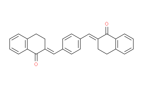 CAS No. 121676-99-1, 2,2'-(1,4-Phenylenebis(methanylylidene))bis(3,4-dihydronaphthalen-1(2H)-one)