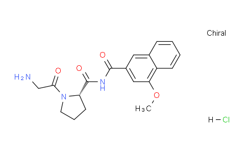 CAS No. 100929-90-6, (S)-1-(2-Aminoacetyl)-N-(4-methoxy-2-naphthoyl)pyrrolidine-2-carboxamide hydrochloride