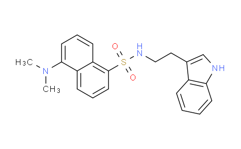 CAS No. 13285-17-1, N-(2-(1H-Indol-3-yl)ethyl)-5-(dimethylamino)naphthalene-1-sulfonamide
