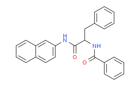 CAS No. 100900-32-1, N-(1-(Naphthalen-2-ylamino)-1-oxo-3-phenylpropan-2-yl)benzamide