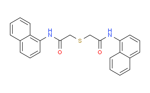 CAS No. 61580-43-6, 2,2'-Thiobis(N-(naphthalen-1-yl)acetamide)