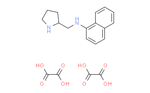 CAS No. 1177290-60-6, N-(Pyrrolidin-2-ylmethyl)naphthalen-1-amine dioxalate
