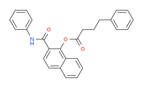 CAS No. 96179-45-2, 2-(Phenylcarbamoyl)naphthalen-1-yl 4-phenylbutanoate