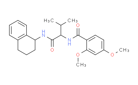 MC768181 | 335034-66-7 | 2,4-Dimethoxy-N-(3-methyl-1-oxo-1-((1,2,3,4-tetrahydronaphthalen-1-yl)amino)butan-2-yl)benzamide