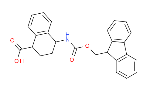 CAS No. 1221792-81-9, 4-((((9H-Fluoren-9-yl)methoxy)carbonyl)amino)-1,2,3,4-tetrahydronaphthalene-1-carboxylic acid