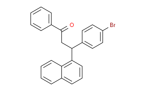 CAS No. 5472-42-4, 3-(4-Bromophenyl)-3-(naphthalen-1-yl)-1-phenylpropan-1-one