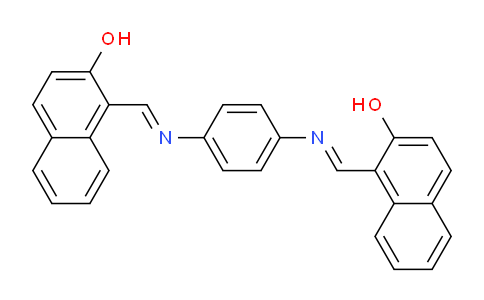 CAS No. 17635-31-3, 1,1'-((1,4-Phenylenebis(azanylylidene))bis(methanylylidene))bis(naphthalen-2-ol)