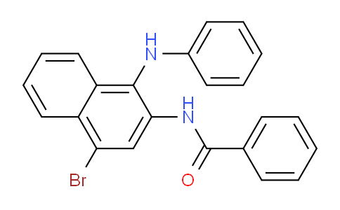 CAS No. 918948-23-9, N-(4-Bromo-1-(phenylamino)naphthalen-2-yl)benzamide
