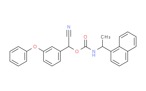 CAS No. 78445-38-2, Cyano(3-phenoxyphenyl)methyl (1-(naphthalen-1-yl)ethyl)carbamate