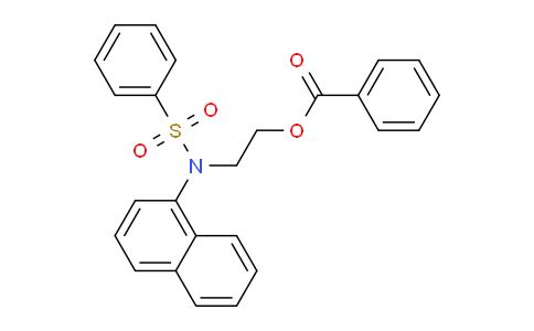 CAS No. 61284-82-0, 2-(N-(Naphthalen-1-yl)phenylsulfonamido)ethyl benzoate