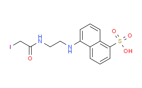 CAS No. 36930-63-9, 5-((2-(2-Iodoacetamido)ethyl)amino)naphthalene-1-sulfonic acid