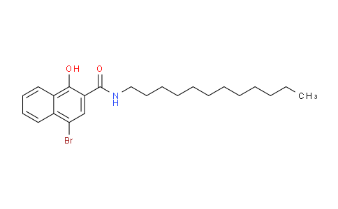 CAS No. 29978-16-3, 4-Bromo-N-dodecyl-1-hydroxy-2-naphthamide