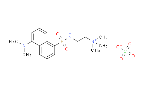 CAS No. 33423-98-2, 2-(5-(Dimethylamino)naphthalene-1-sulfonamido)-N,N,N-trimethylethanaminium perchlorate