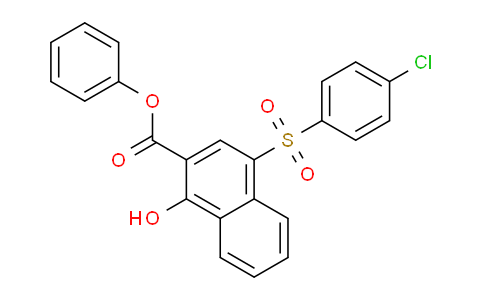 CAS No. 27052-28-4, Phenyl 4-((4-chlorophenyl)sulfonyl)-1-hydroxy-2-naphthoate