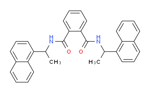 CAS No. 304657-09-8, N1,N2-Bis(1-(naphthalen-1-yl)ethyl)phthalamide