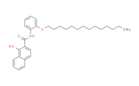 CAS No. 39163-92-3, 1-Hydroxy-N-(2-(tetradecyloxy)phenyl)-2-naphthamide