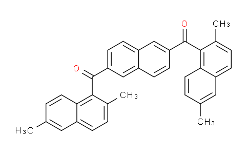 CAS No. 157585-49-4, Naphthalene-2,6-diylbis((2,6-dimethylnaphthalen-1-yl)methanone)