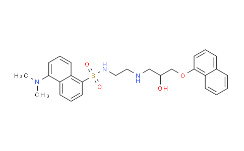 CAS No. 85042-78-0, 5-(Dimethylamino)-N-(2-((2-hydroxy-3-(naphthalen-1-yloxy)propyl)amino)ethyl)naphthalene-1-sulfonamide