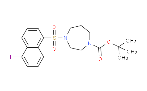 CAS No. 1951444-75-9, tert-Butyl 4-((5-iodonaphthalen-1-yl)sulfonyl)-1,4-diazepane-1-carboxylate
