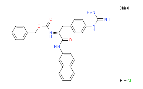 CAS No. 99795-08-1, (S)-Benzyl (3-(4-guanidinophenyl)-1-(naphthalen-2-ylamino)-1-oxopropan-2-yl)carbamate hydrochloride