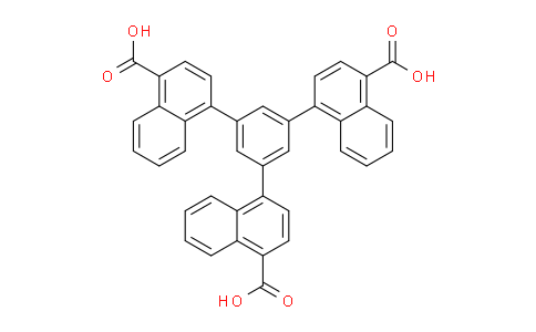 CAS No. 1660960-34-8, 4,4',4''-(Benzene-1,3,5-triyl)tris(1-naphthoic acid)
