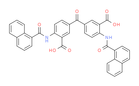 CAS No. 755040-95-0, 5,5'-Carbonylbis(2-(1-naphthamido)benzoic acid)